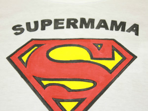 supermama tričko 