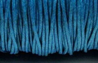Voskovaná šnúrka 1 mm - tyrkys modrá 