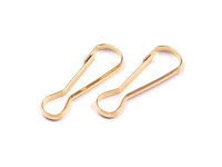 Karabínka jednoduchá 11 mm - pozlátená