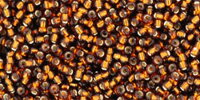 Toho Round Silver-Lined - Smoky Topaz TR-15-34 (5 g)