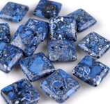 Štvorec - Ultramarine, 18x18 mm ( 2ks)