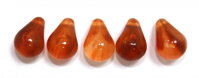 Kvapky oranžovohnedé 13 mm, 5 ks
