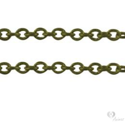 Retiazka mosadzná 4 x 4 x 0,8 mm (0,5 m)