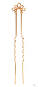 Pineta do vlasov s očkami - zlatá 10 cm