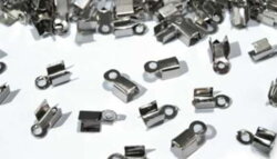 Koncovka 7x3 mm - postriebrená (2 ks)