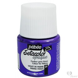 Farby na textil Setacolor opaque - Parma violet 29 (45 ml)