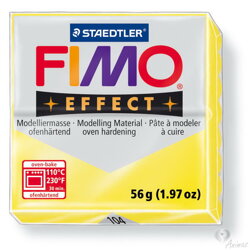 FIMO efekt 104 - transparentná žltá (transparent yellow) (56 g)
