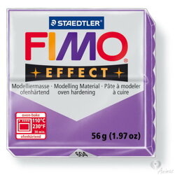 FIMO efekt 604 - transparentná fialová (transparent purple) (56 g)