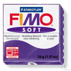 FIMO soft 63 - fialová (plum) (56 g)