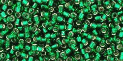 Toho Treasures Silver-Lined - Green Emerald (5 g)