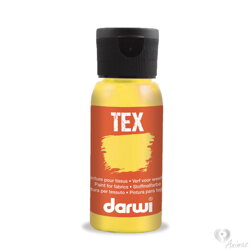 Farby na textil Darwi TEX - tmavo žltá 720 (50 ml)