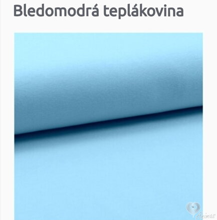 Čiapka Zajko Pajko - jednovrstvová, svetlomodrá