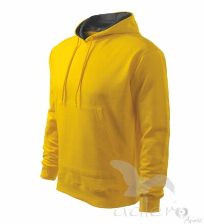 Mikina pánska Hooded Sweater405 - Adler, veľkosť M, farba 00 biele