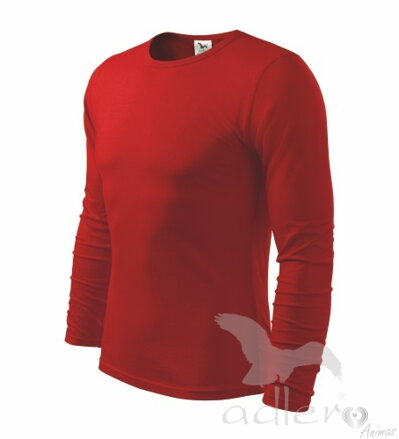 Tričko pánske FIT-T Long Sleeve 119 - Adler, veľkosť S, farba 00 biele