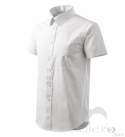 Košeľa pánska Shirt short sleeve 207- Adler, veľkosť S, farba 00 biele