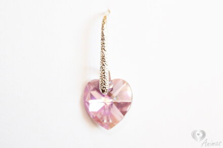 SWAROVSKI Srdce - Light Rose (14,4 x 14 mm)