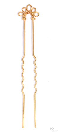 Pineta do vlasov s očkami - zlatá 10 cm