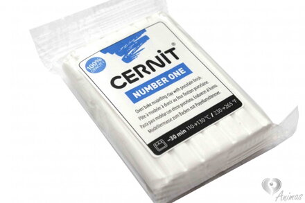 Cernit Number One 010 - porcelánová biela (56g)