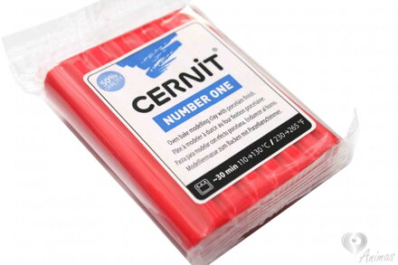 Cernit Number One 400 - červená (250 g)