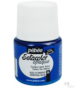 Farby na textil Setacolor opaque - Oriental blue 56 (45 ml)