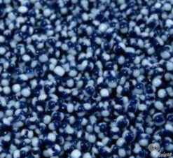 Rokail sklenený dvojfarebný 2 mm - modré (20 g)