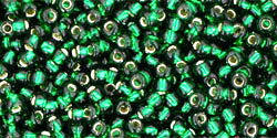 Toho Silver-Lined - Green Emerald (10 g)