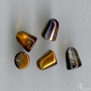 Gumdrops 7x10mm, Magic copper ( 6 ks)