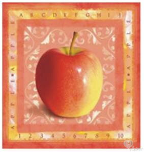Servítka - Jablko červené