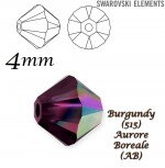 SWAROVSKI ELEMENTS XILION BEAD 5328 BURGUNDY (515) AURORE BOREALE (AB)