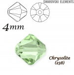 SWAROVSKI ELEMENTS XILION BEAD 5328 CHRYSOLITE (238)