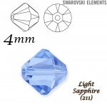 SWAROVSKI ELEMENTS XILION BEAD 5328 LIGHT SAPPHIRE (211)