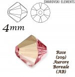 SWAROVSKI ELEMENTS XILION BEAD 5328 ROSE (209) AURORE BOREALE (AB)