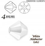 SWAROVSKI ELEMENTS XILION BEAD 5328 WHITE ALABASTER (281)